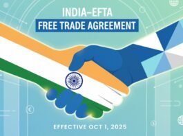 India EFTA Free Trade Agreement 2025